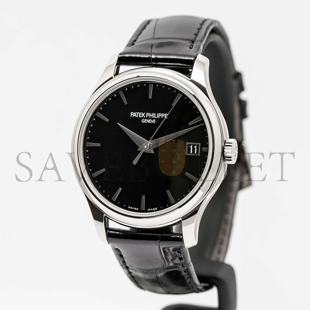 PATEK PHILIPPE CALATRAVA WHITE GOLD 39MM WATCH 5227G-010